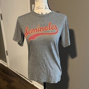 NWOT Florida State Gray Seminoles Women's FSU T-Shirt